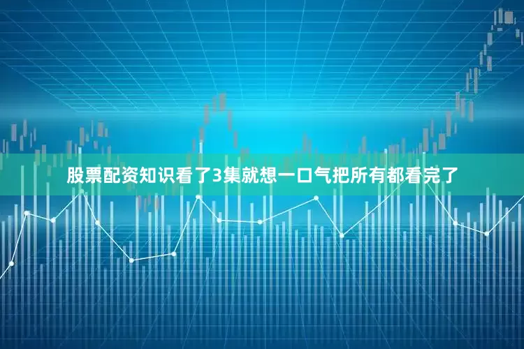 股票配资知识看了3集就想一口气把所有都看完了